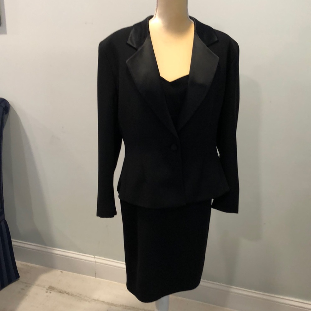 #sexy black cocktail dress with jacket.
